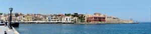 Ce panoramique du port de La Canée (Crète) a été réalisée à partir de 4 photos