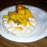 Pavlova aux fruits exotiques