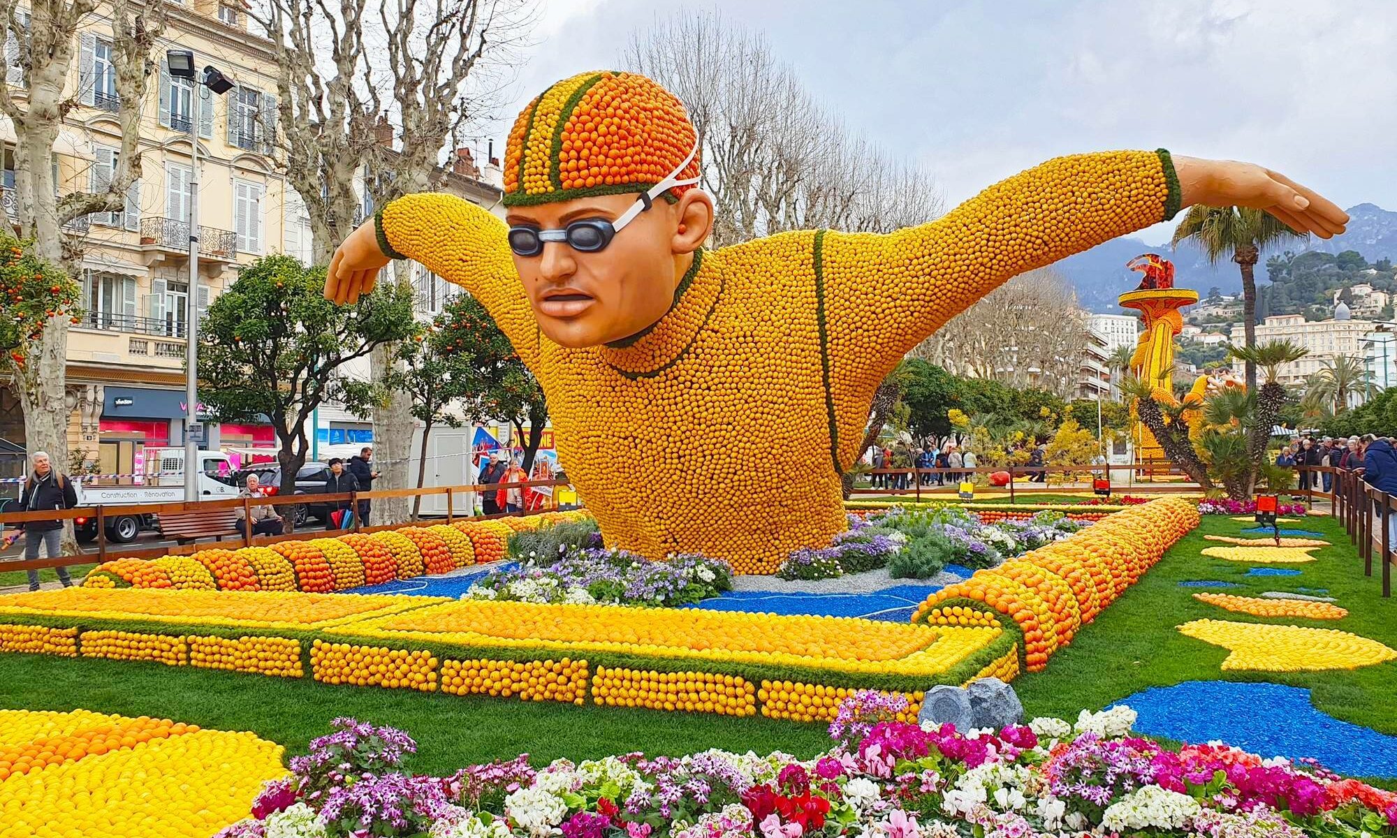 Carnaval de Nice et fête des citrons février 2024.