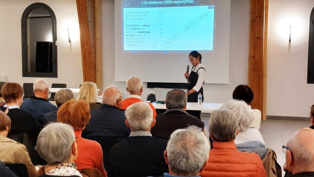 Conférence sur l'IA par Marie-Jérôme.