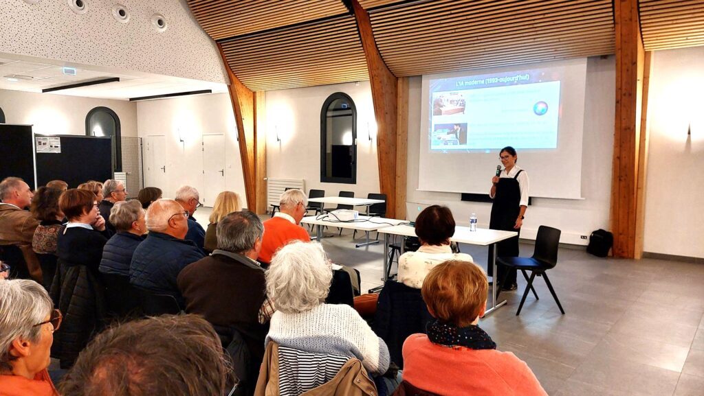 Conférence sur l'IA par Marie-Jérôme.