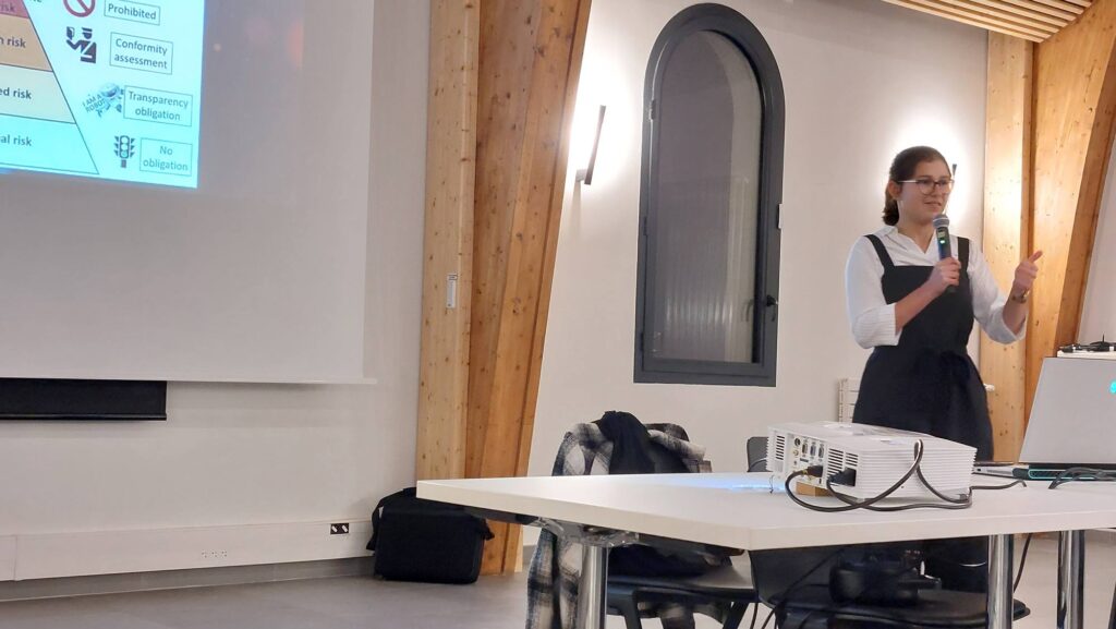 Conférence sur l'IA par Marie-Jérôme.