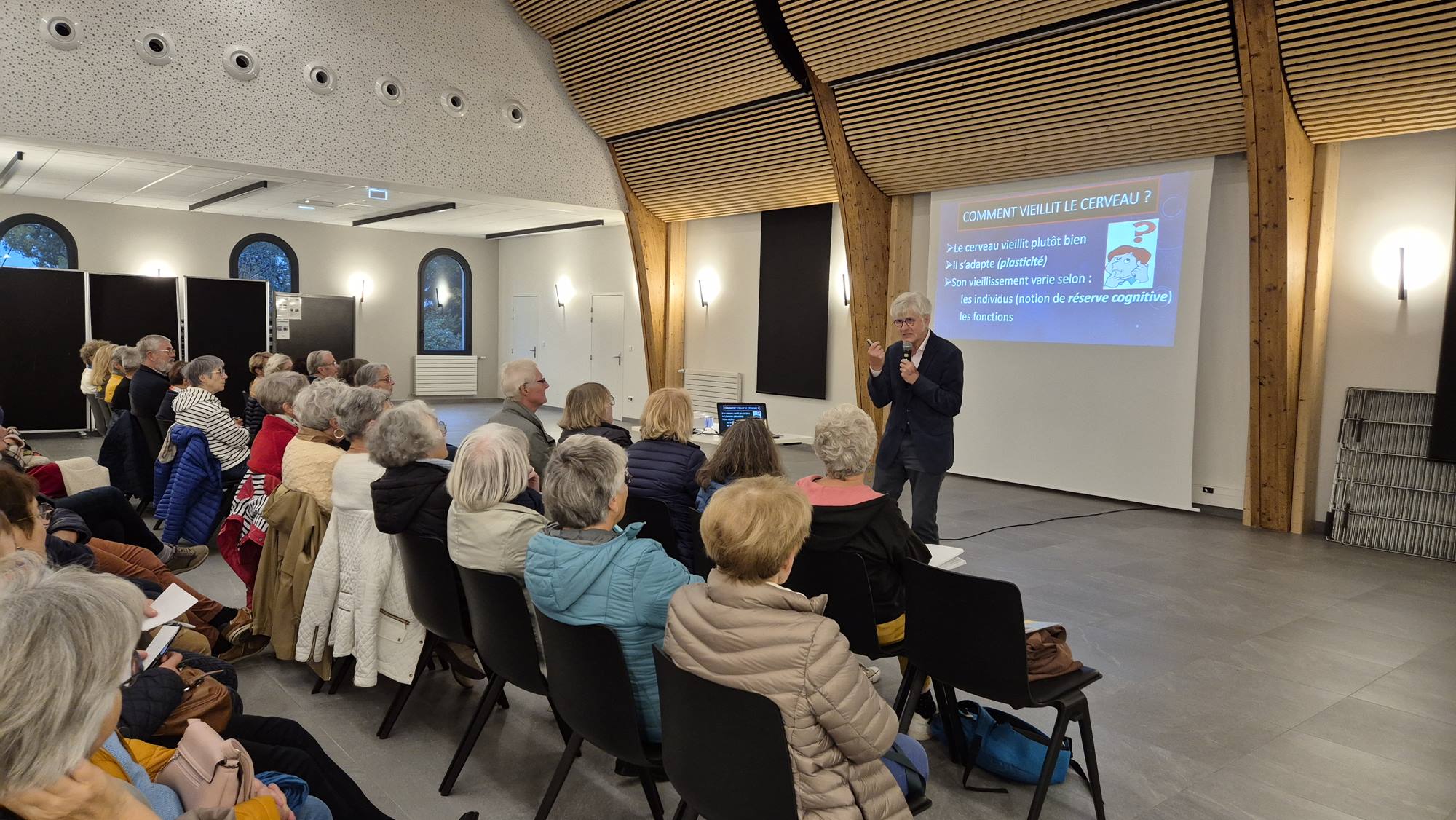 Conférence Comment ralentir le vieillissement du cerveau du 15 oct 2025.