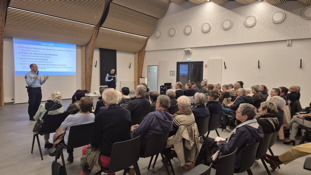 Conférence Malveillance numérique et Arnaque Cyber du 12 nov 2025.