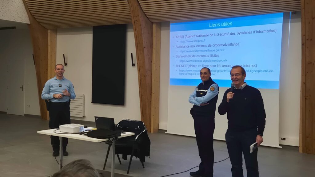 Conférence Malveillance numérique et Arnaque Cyber du 12 nov 2025.