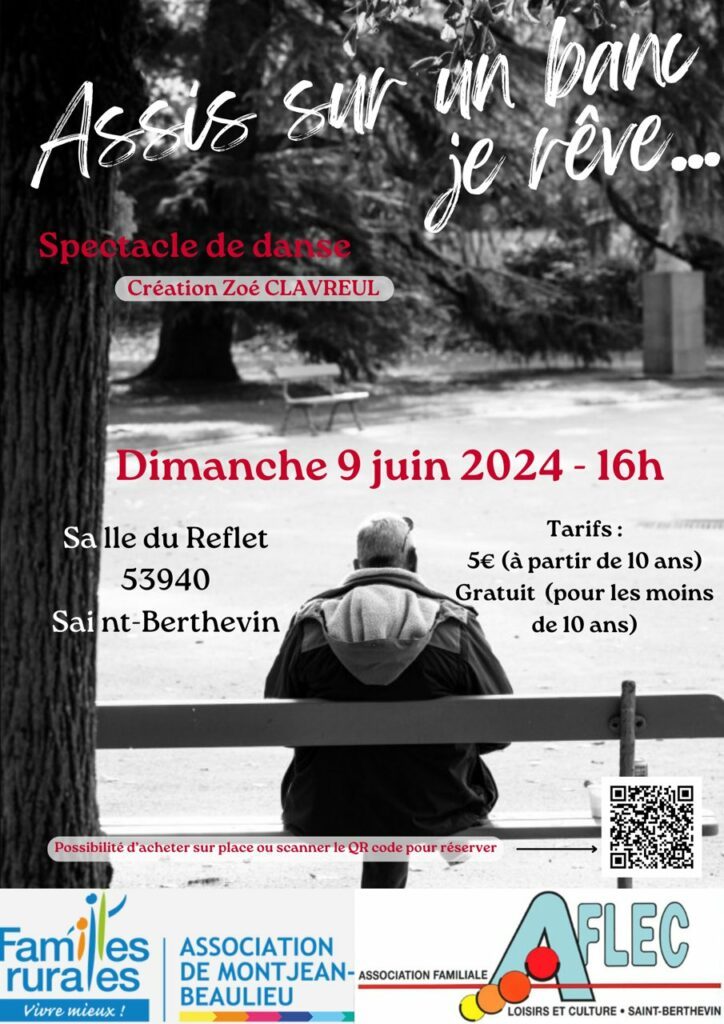Affiche Spectacle de Danse de Zoé Clavreul du 09 juin 2024 au Reflet à Saint-Berthevin.