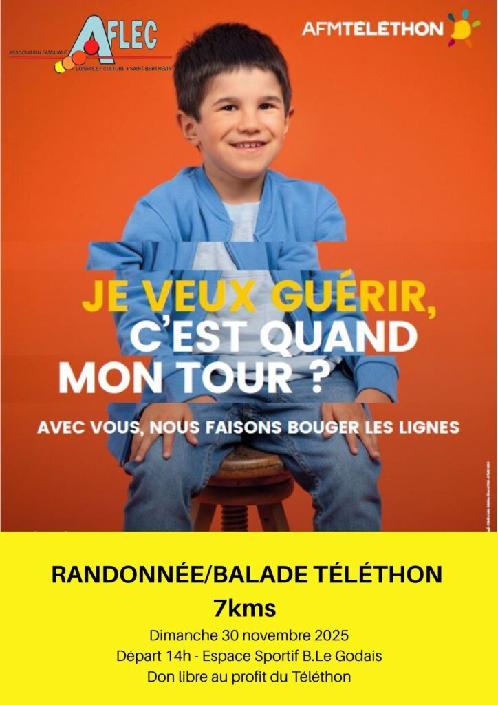 Rando Téléthon du 30 nov 2025.
