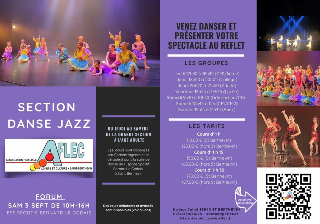 Cours de Danse Jazz FLRV 2022