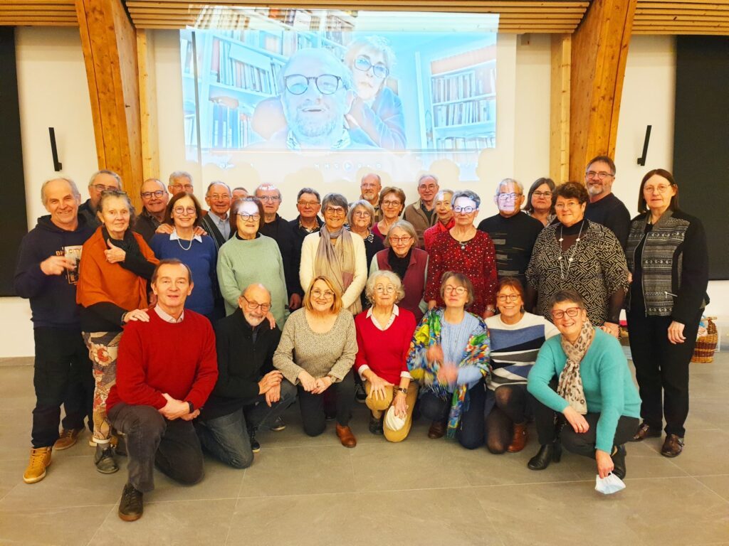 Le groupe lors du "Retour" du voyage en Sicile.