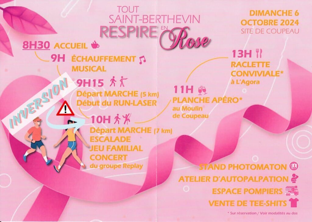 Flyer Octobre Rose 06 oct 2024